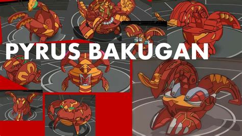 ALL PYRUS BAKUGAN (1°TEMP) - YouTube