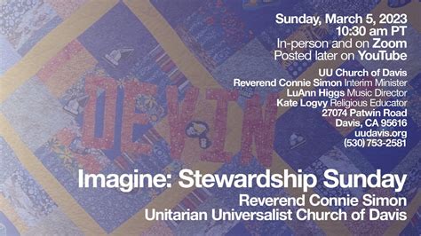 March 5, 2023: Imagine: Stewardship Sunday - YouTube