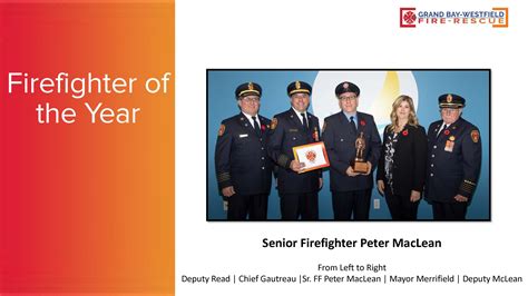 2021 Fire Service Awards - Grand Bay-Westfield