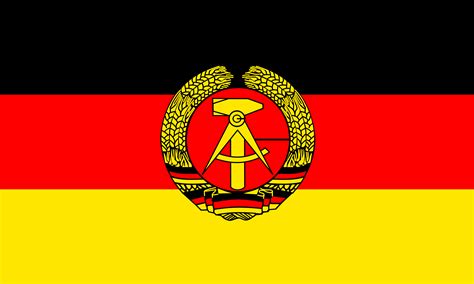 Clipart - Flag of the German Democratic Republic