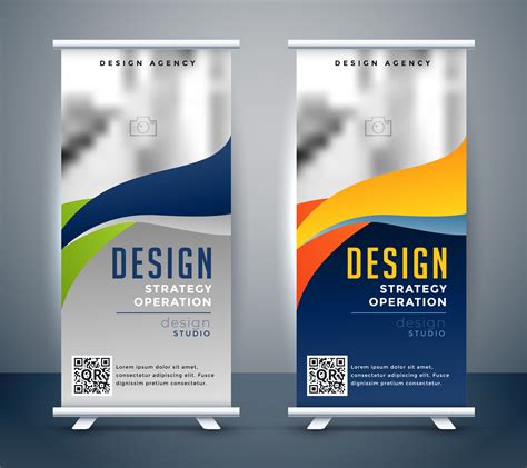 Standing Banner Design Template