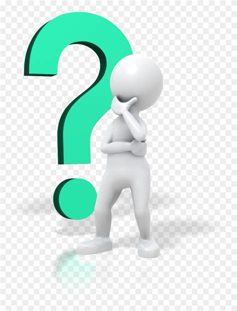 Person Thinking With Question Mark Free Clipart - Stick Man Thinking ...