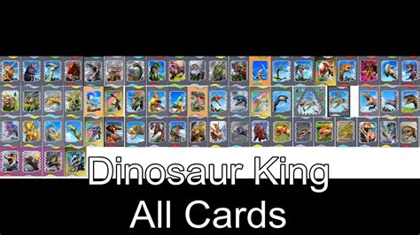 Dinosaur King Cards Water