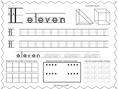 Primary Graffiti: Freebie Number Formation {11-20}