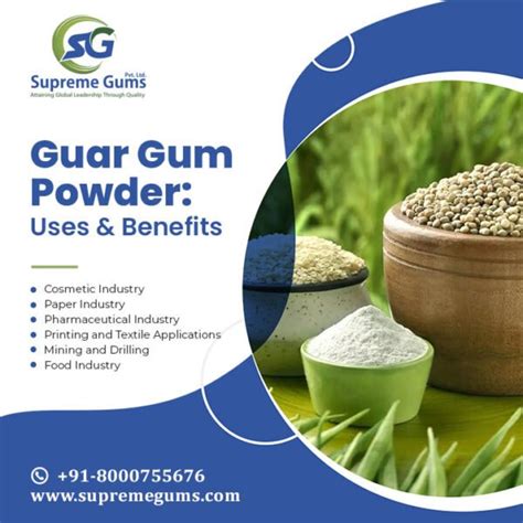 Home / Guar Gum / Guar Gum Powder: Uses & Benefits