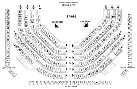 Seating Chart for Omaha Community Playhouse