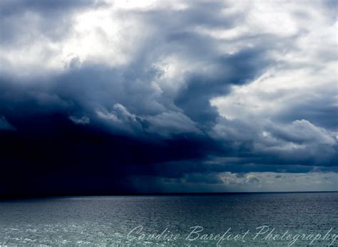 Stormy Blue Skies Storm Clouds Dark Blue Storm Clouds Ocean