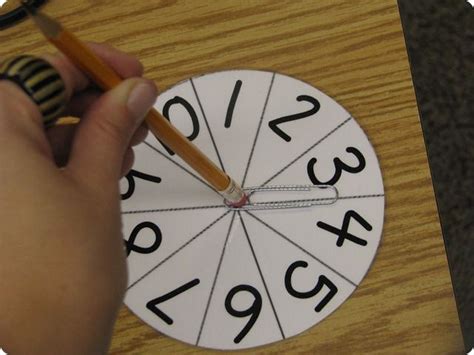 Make a spinner with a paperclip and pencil!! | Math spinners, Math ...