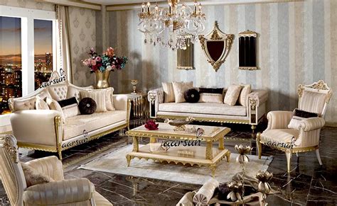 Classic Living Room Sofa Set LUXSF-009 - Aarsun