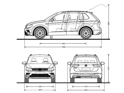 Vw Tiguan 2024 Dimensions In Feet - Rubia Claribel