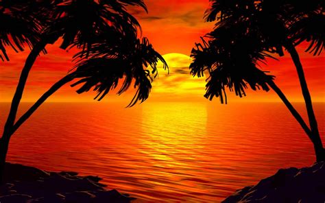 Paradise Sunset Wallpapers - Wallpaper Cave