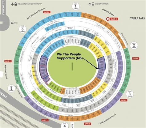 Mcg Seating Plan Map - Map Of Stoney Lake