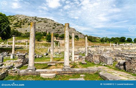 Ruins of the Ancient City of Philippi in Greece Stock Photo - Image of ...