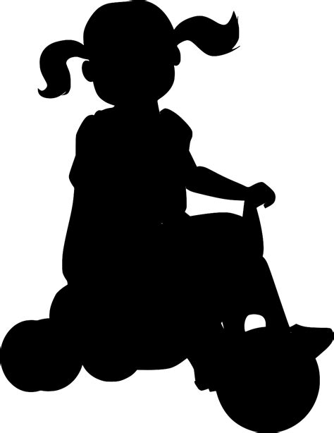 SVG > kid biking child girl - Free SVG Image & Icon. | SVG Silh