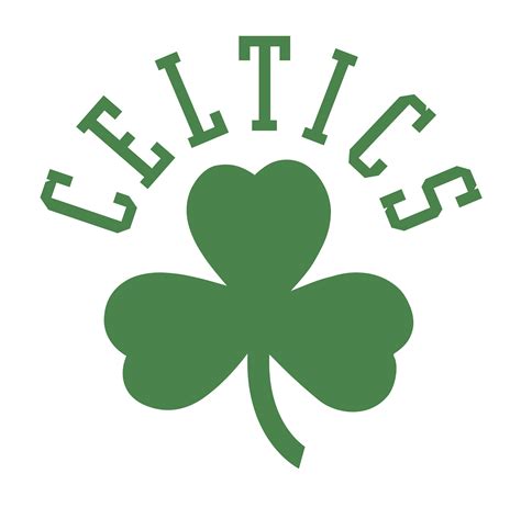 Alternative Boston Celtics Emblem - Boston Celtics Clover Logo ...