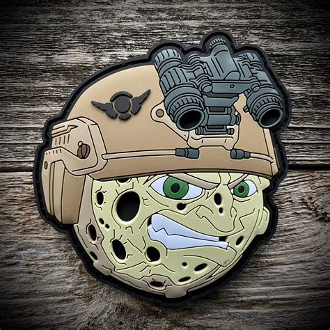 Tactical moon Goon PVC Patch Glow in the Dark Hook and - Etsy UK