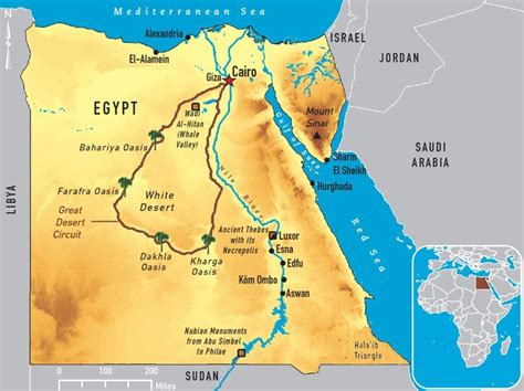 Nile River: Map Location, Length and Source and Africa's Longest River