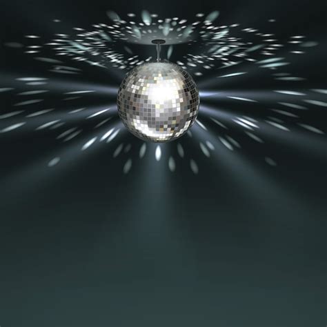 Silver Disco Ball Background