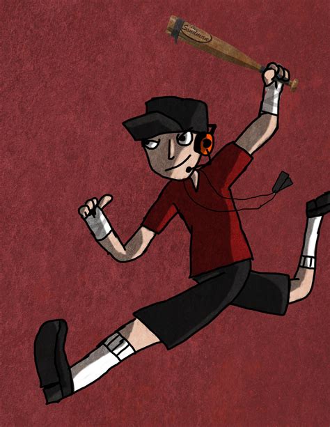 tf2 scout fan art by purplekolton on deviantART