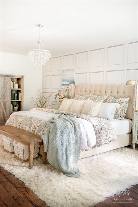 Cozy Coastal Farmhouse Bedroom | Home Stories A to Z