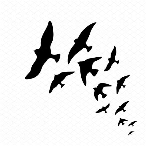 Flock Of Birds Vector at Vectorified.com | Collection of Flock Of Birds ...