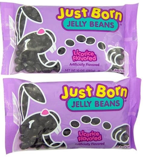 Just Born Licorice Flavored Jelly Beans, 10 Oz, Pack Of 2 - Walmart.com