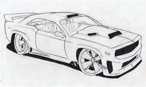 Race Car Outline Drawing at PaintingValley.com | Explore collection of ...