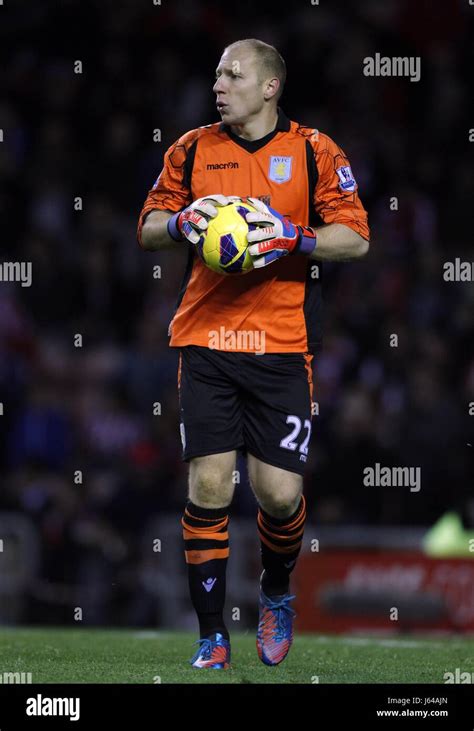 BRAD GUZAN ASTON VILLA FC ASTON VILLA FC STADIUM OF LIGHT SUNDERLAND ...