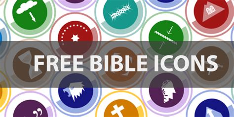 Free: Bible icons for all 66 books . . . plus a few more