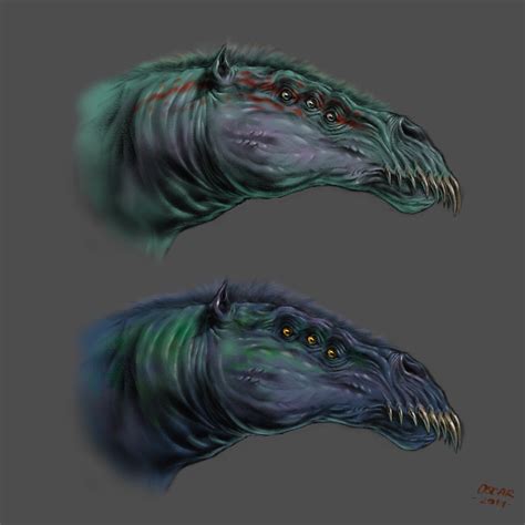 Oscar Ana - Color concepts for alien animal