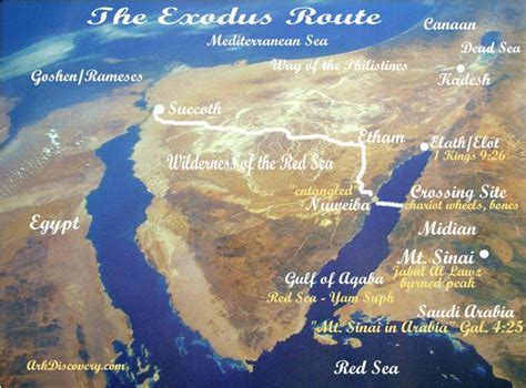 Red Sea Crossing Map - Share Map