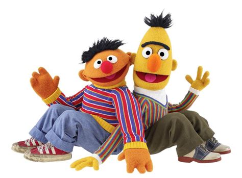 Sesame Street Bert and Ernie Sitting | Sesame street, Muppets, Bert & ernie