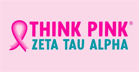 Zeta Tau Alpha Fraternity | Meet the new Think Pink® brand!