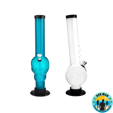 Acrylic Water Bong (3 options): Bud Man Orange County Dispensary Delivery