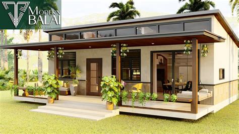 Modern Bungalow House Design, Small Modern House Plans, Bamboo House ...