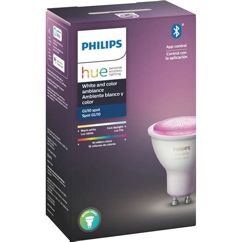 Philips Hue GU10 Bulb with Bluetooth 542332 B&H Photo Video