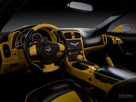 Custom Yellow C6 Interior Steering Wheel, Yellow, Vehicles, Interior ...