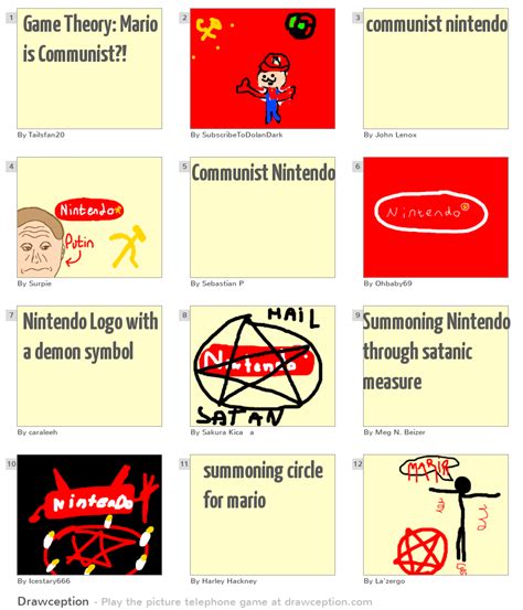 Game Theory: Mario is Communist?! - Drawception