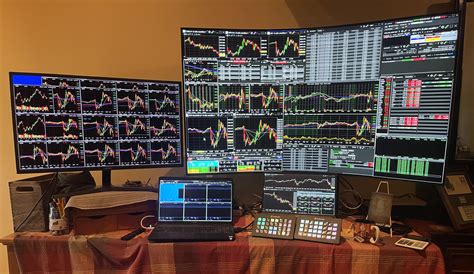 Samsung Ark 55” curved monitor added to my trading station. : r ...