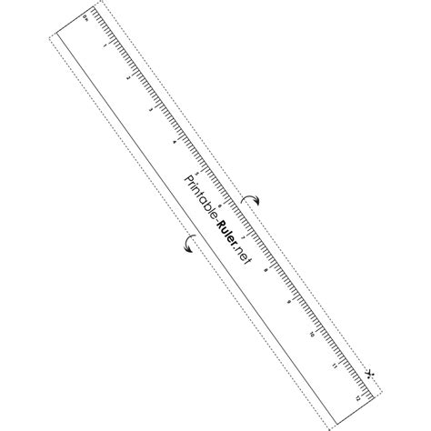 Elementary rulers - Printable Ruler