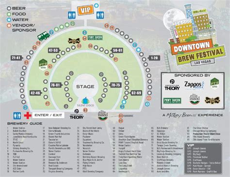 Festival Map | Downtown Brew Festival