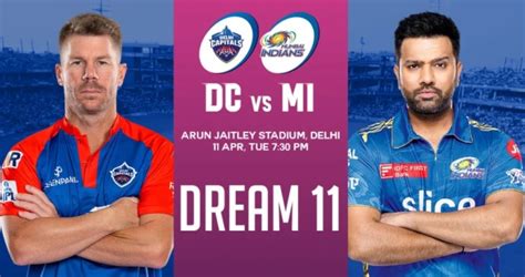 Delhi Capitals vs Mumbai Indians Dream11 Team Prediction: Get Ready for ...