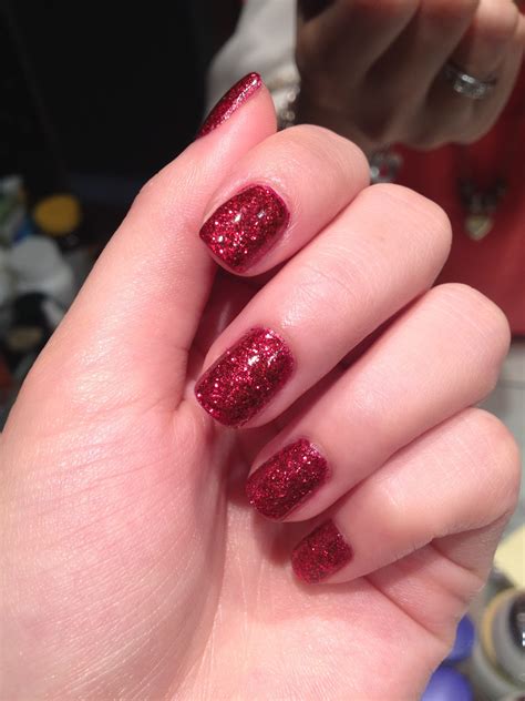 Karen Lives High: Ruby Red Glitter Nails for My Birthday