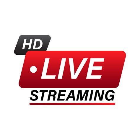 Live streaming icon design for the broadcast system. Live streaming ...