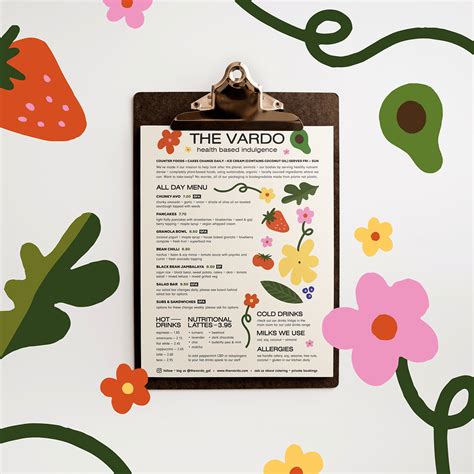 Vegan Cafe Menu :: Behance