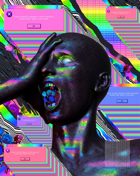 Wallpaper : glitch art, artwork, digital art 1920x2400 ...