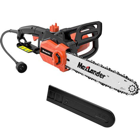 Buy MAXLANDER Electric Chain Saw, 9 Amp Corded Chainsaw, 15m/s with 14 ...