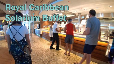 Royal Caribbean Solarium Buffet Breakfast & Lunch Food (4K) - YouTube ...