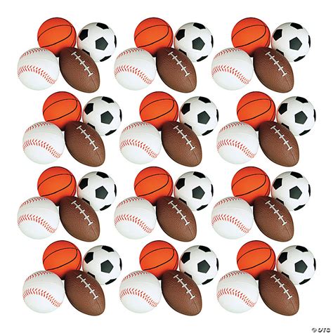 Bulk Realistic Sport Stress Balls - 72 Pc. | Oriental Trading