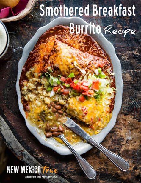 New Mexican Recipes | Smothered Breakfast Burritos | New Mexico True